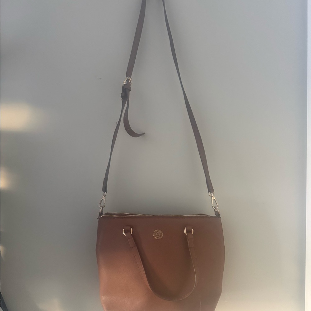 Brown Leather Crossbody Bag